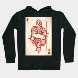 Leech King Skull Playing Card Hoodie